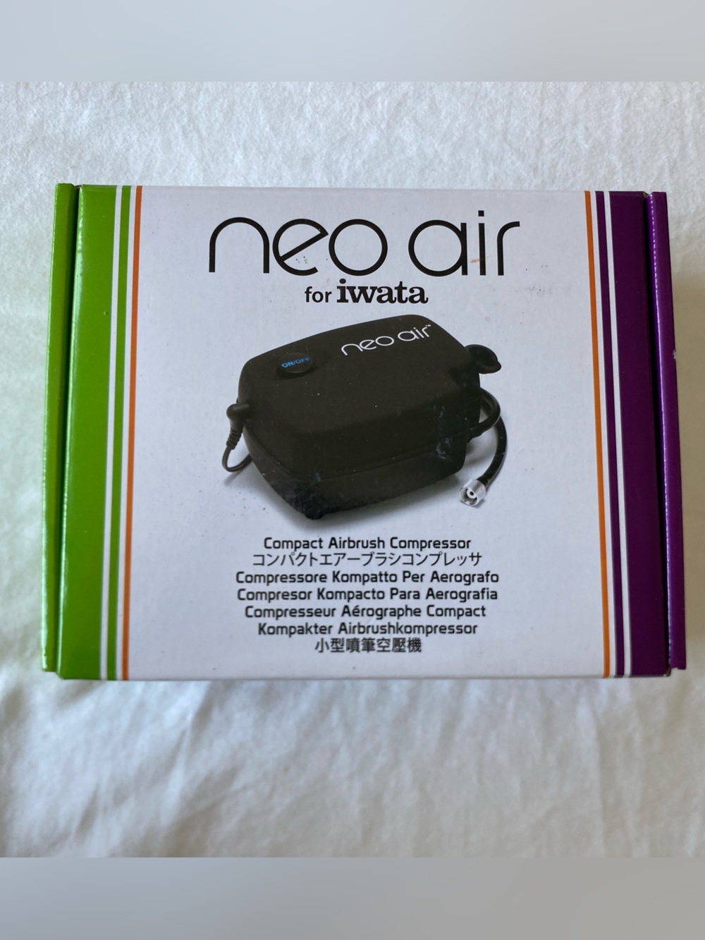 Neo Air Compact Airbrush Compressor for Iwata – Black